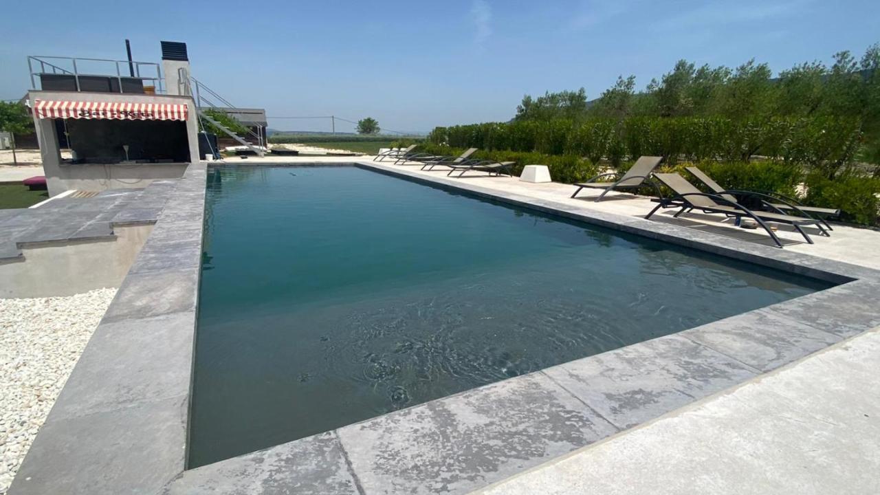 White House En Enguera - Fantastica Casa Con Jacuzzi Piscina Y Barbacoa Apartment ภายนอก รูปภาพ